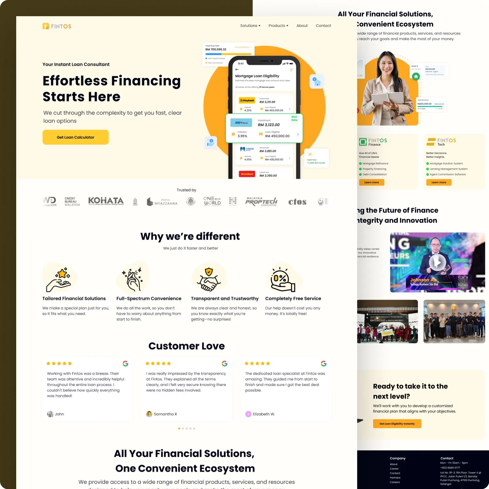 Fintos website