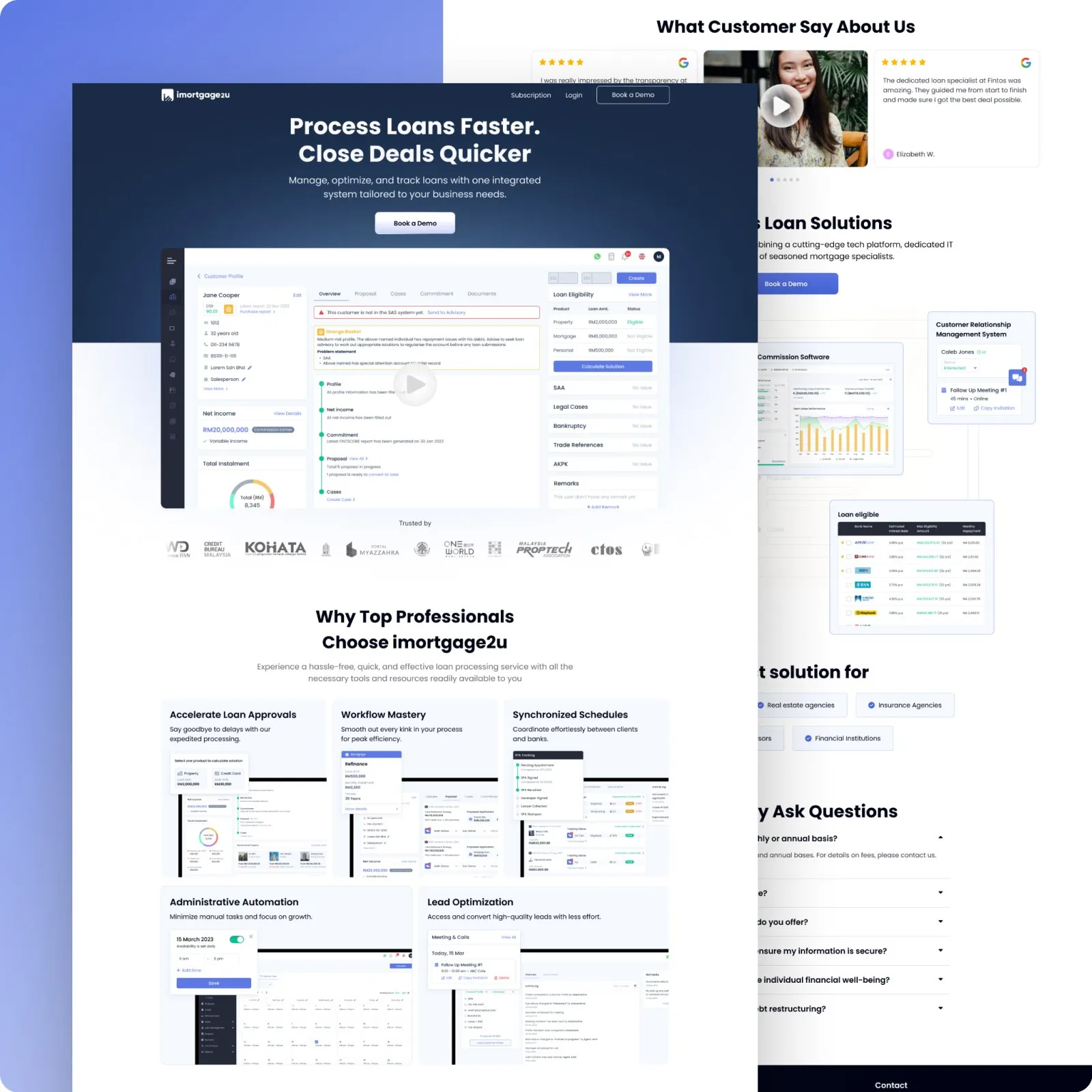 iMortgage2u website
